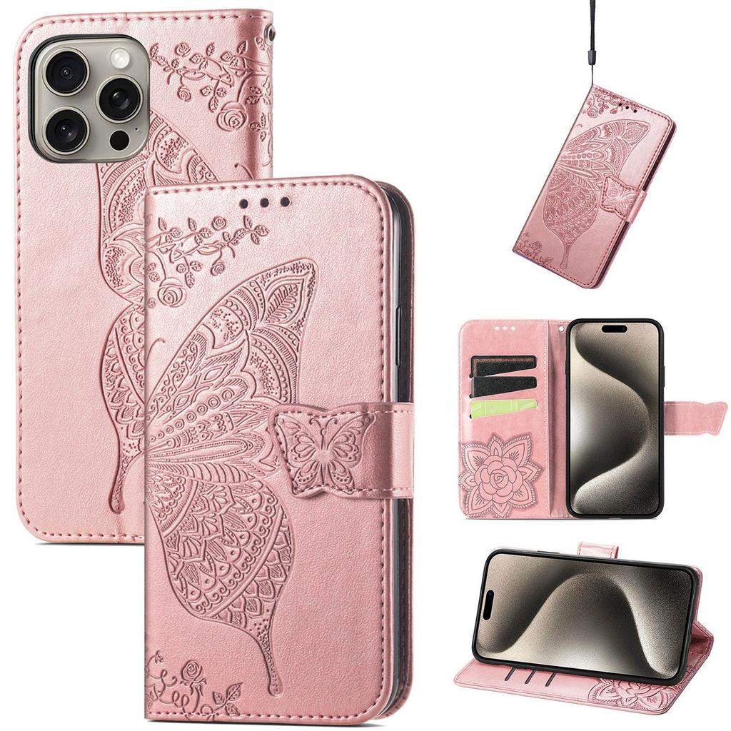 Кошелек с тиснением в виде бабочки, чехол-книжка для Samsung Galaxy S26 S25 S24 S23 S22 S21 S20 Ultra Plus FE Edge, Чехол с держателем для карт