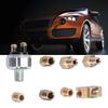 Universal Hydraulic Brake Light Switch Kit Includes 2-3/8in Tube Nut, 2-1/4in Tube Nut, 2-3/16-1/4in Adapter, Car General Brake Modification Kit,