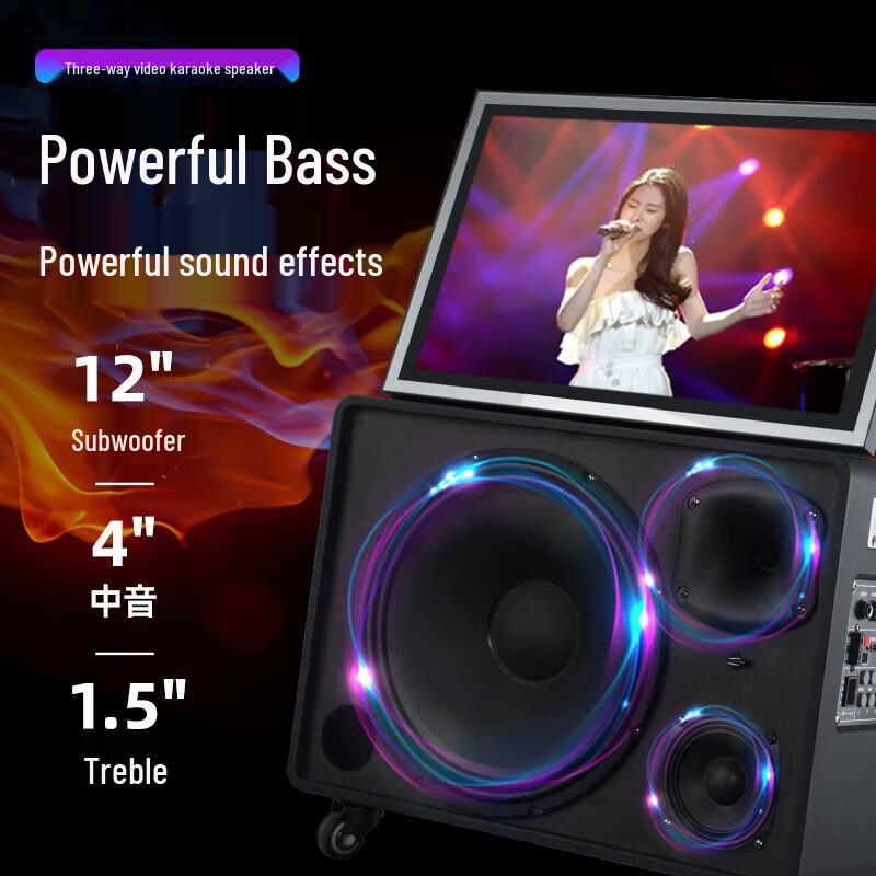 SAST Портативная KTV видео караоке система SW-76