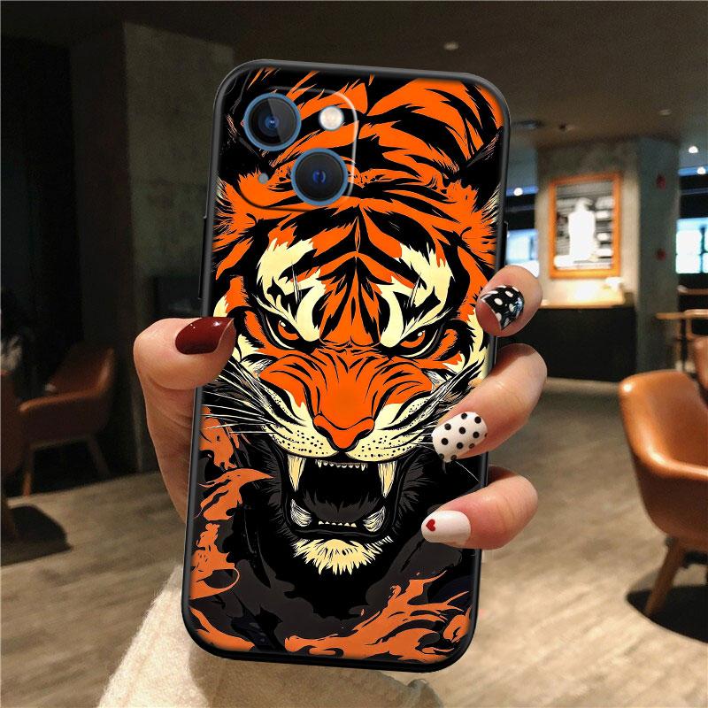 Animal Tiger lion New High-End Shell Phone Case for OPPO A3 Pro A72 A74 A76 A77 A77S A78 A79 A94 A95 A18 A40M A58