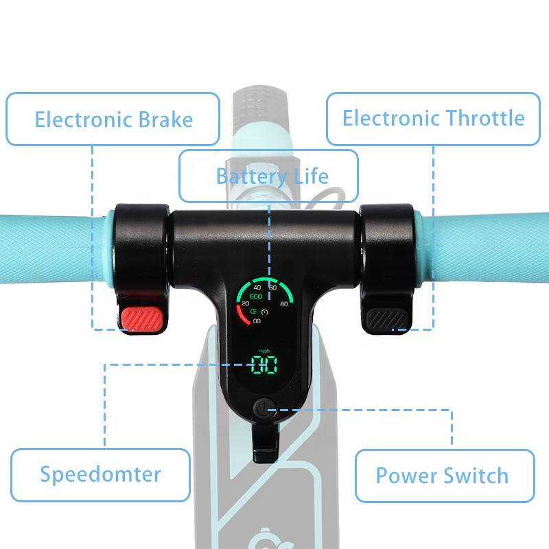 Electric Scooter — 6.5-inch Solid Tires, 130W Brushless Motor, Alloy Steel Frame, Foldable Design — A Gift for Kids.