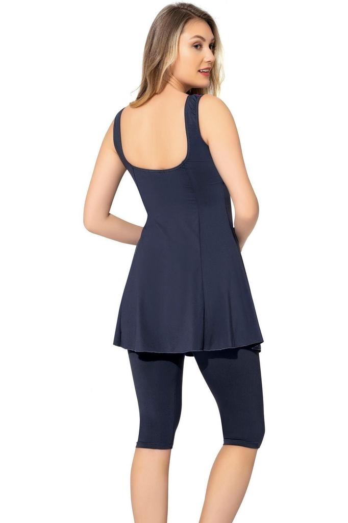 Женский стильный купальник большого размера с рисунком, колготки, платье, купальник 6515, черный с рисунком, большие размеры