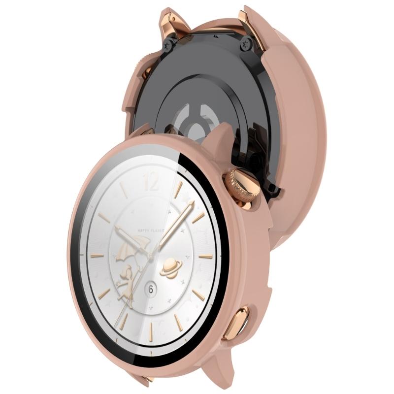 Upgrades PC Glass Mixed  Protective Cover with Full edges  Defense & Precise Button cutout Suitable for Watch X2 Mini