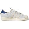 Adidas Originals Superstar Leather Snake Print Blue Tail Low-Top Sneakers Unisex Sneakers Off-White HQ6458