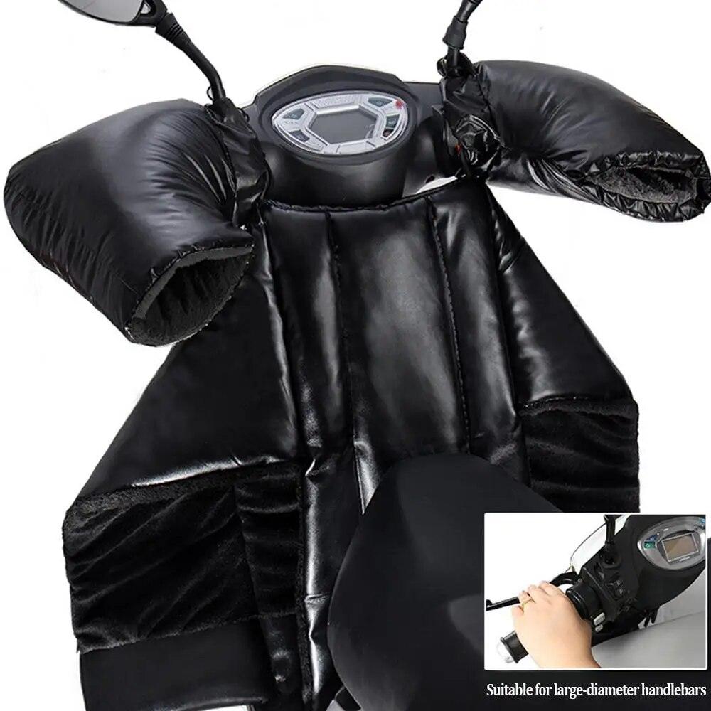 Motorcycle Windshield Universal Scooter Leg Cover Rain Wind Cold Wet Weather Knee Pads Winter Gloves Windproof Cover