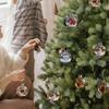 Christmas Decoration Small Model Playful Animal Decoration Ball Transparent Hanging Christmas Ball Xmas Tree Pendant