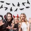 Черный ворон Хэллоуин украшение Усилитель праздничной атмосферы Баннер для вечеринки Домашняя вечеринка Фестивальный декор