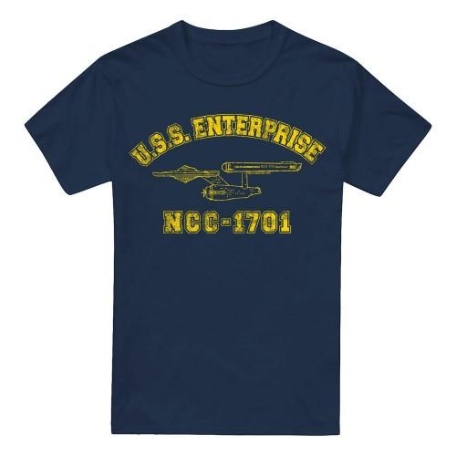 STAR TREK Mens Enterprise Athletic T-Shirt