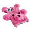 For iPhone 16 Pro Max Case 3D Bear Faux Fur Fluffy Inner TPU Phone Cover