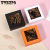 6pcs Kraft Paper Boxes with Window Gift Packaging Small Treat Boxes Soap Mini Treat Wrap Boxes for Wedding Party Jewelry Making Display