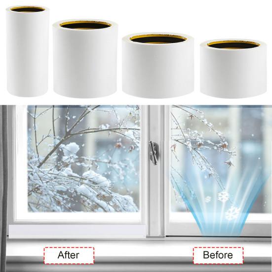 1 рулон 300/500 см оконной герметизирующей ленты самоклеящаяся зимняя ветрозащитная водонепроницаемая изоляционная лента для окон и дверей дома и офиса