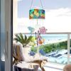 DIY Wind Chime Windchime Patio Porch Outside Courtyard Home Garden Blue Cartoon Sea