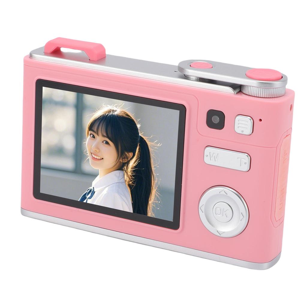 Digital Camera 1080P HD 48MP 8X Zoom Front Rr 2 Lens Portable Small Auto for Students