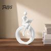 3D-печатная фигурка читающего Талоса, абстрактная статуэтка читателя для домашнего декора, современная минималистичная скульптура, украшение для книжной полки, стола, офиса