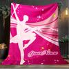 1PC Custom Name Dreams Stars outdooor Flannel blankets Patterns Throw Blanket All-Season Soft Gift for Couch, Bed, Camping gifts