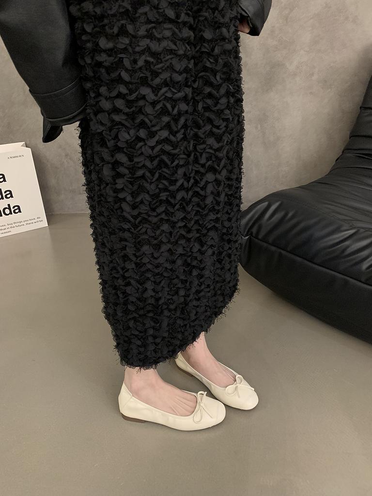Design Fashion Flats Shoes Women Ballerinas Round Toe Bowtie Slip On Ballet Flats Lazy Loafers Moccasins Ladies Casual Shoes