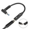 Тип C Female to 4.5mm x 0.6mm Адаптер питания Кабель-конвертер Штекер Зарядный кабель для HP