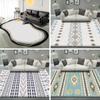 Bohemian Retro Style Carpet Colorful Persian Geometric Ethnic Living Room Area Carpet Bedroom Kitchen Bedside Mat Tapis Salon