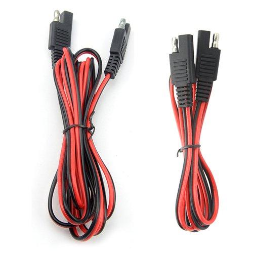 WMYCONGCONG Удлинительный кабель питания SAE-SAE 1 м + 2 м 18AWG Кабель-удлинитель для зарядки