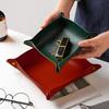Multifunctional Storage Tray Foldable Design Solid Color Coaster Coffee Cups Mat Decorative Jewelry Storage Organizer