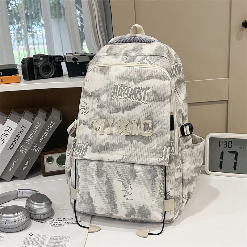 Рюкзак для ученика средней школы, граффити, мужской