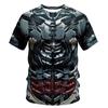 Summer Round Neck 3D Mechanic Printed Top Fashionable Casual Short Sleeved Men's T-shirts