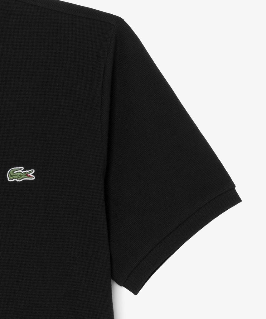 Мужская вафельная футболка с коротким рукавом и воротником-хенли LACOSTE Th104E-56G 031