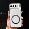 Улучшенный защитный чехол с большим объективом для realme 16 5G Роскошный кожаный чехол с магнитным кольцом