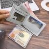 Мужские кошельки с рисунком 100 долларов США Мужской кожаный кошелек с держателем для карт Карман для мелочи Кошелек для мужчин Cartera Hombre