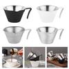 4Pcs Espresso Coffee Extraction Cup with Graduated Stainless Steel Measuring Cup Thickened Exquisite Ounce Coffee Cup
