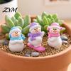 Seasonal Home Office Decor Mini Snowman Figurine, Christmas Skiing Dolls, Small Desktop Car Holiday Gift Items Dashboard Figurines, Micro Landscape