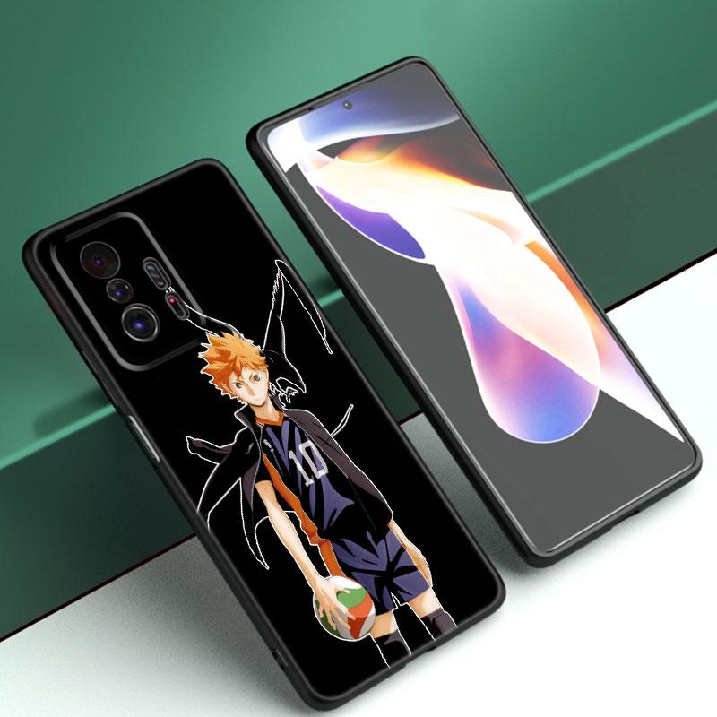 Чехол для телефона с аниме Kozume Kenma Haikyuu для Xiaomi Mi A2 8 9 SE Note 10 10T 11 12 Lite 9T 11T 12S 12T Pro A3 6X 12X, черный чехол