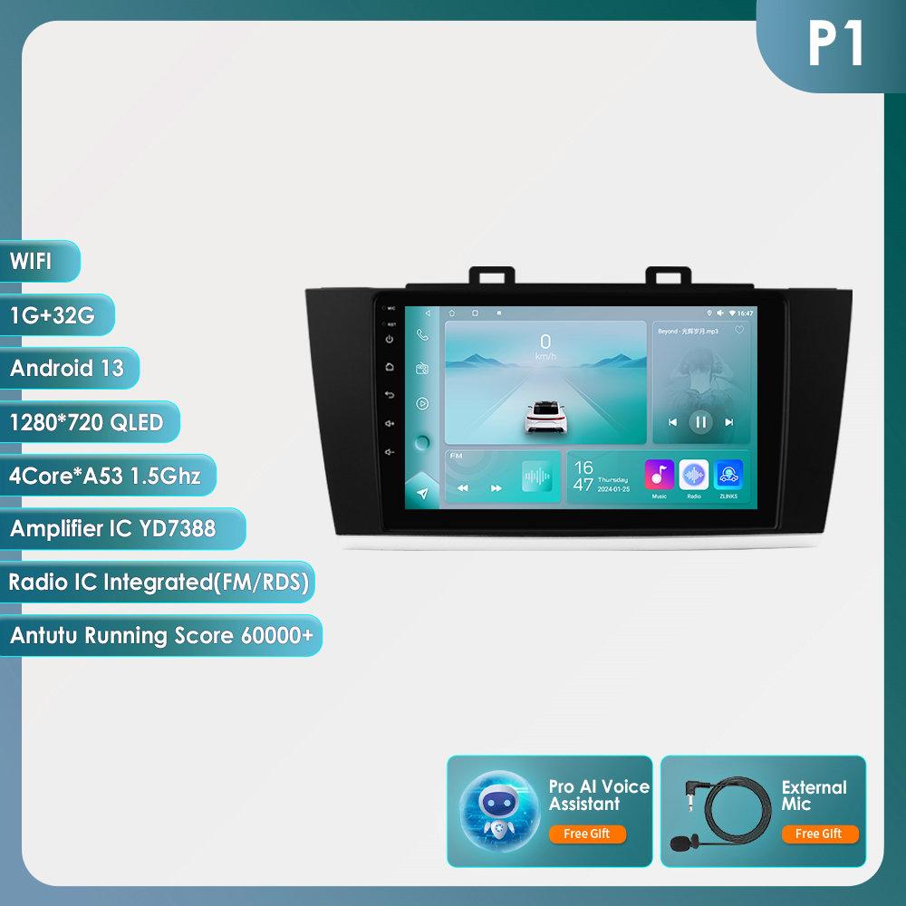 9" Hizpo Автомобильный Мультимедиа Android13 Автомобильное Радио CarPlay Для Subaru Legacy Outback 2015 - 2018 7862S Интеллектуальный Экран Навигации CarPro Дисплей