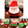 Christmas Gift Plush Figure With Heart Shape And Short Pile Material For Holiday Decor