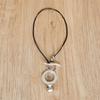 Vintage Geometric Circle Leather Cord Pendant Necklace Bohemian Women's Necklace Party Holiday Gift Jewelry