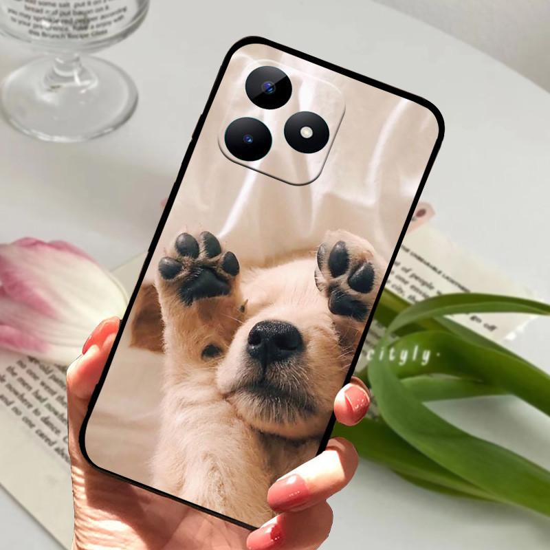 Чехол для Realme Note 50, противоударный, мягкий ТПУ, силиконовый чехол для телефона, для Realme Note 50, Funda Note50 RMX3834 Capa, животные, мультяшный