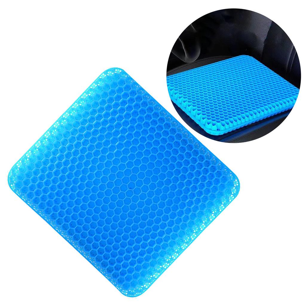 Охлаждающая гелевая подушка для сиденья с сотовой подушечкой для комфортного длительного сидения в автомобилях и офисах