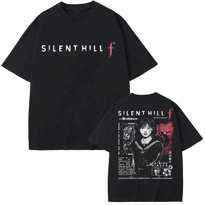 Футболка Silent Hill F для мужчин и женщин Streetwear Топы 100% Хлопок Футболка