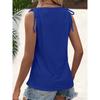 Women's Sexy Casual Solid Color U Neck Vest T-Shirt