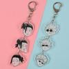 Anime Gojo Satoru Geto Suguru Cosplay Long Keychain Jujutsu Kaisen Bag Pendant Collection Props