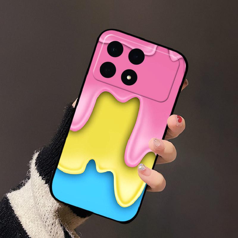 Чехол для Xiaomi POCO F8 Pro Модный Милый Мультяшный Силиконовый Задний Чехол Для Телефона Xiaomi POCO F8Pro Роскошный Мягкий ТПУ Fundas
