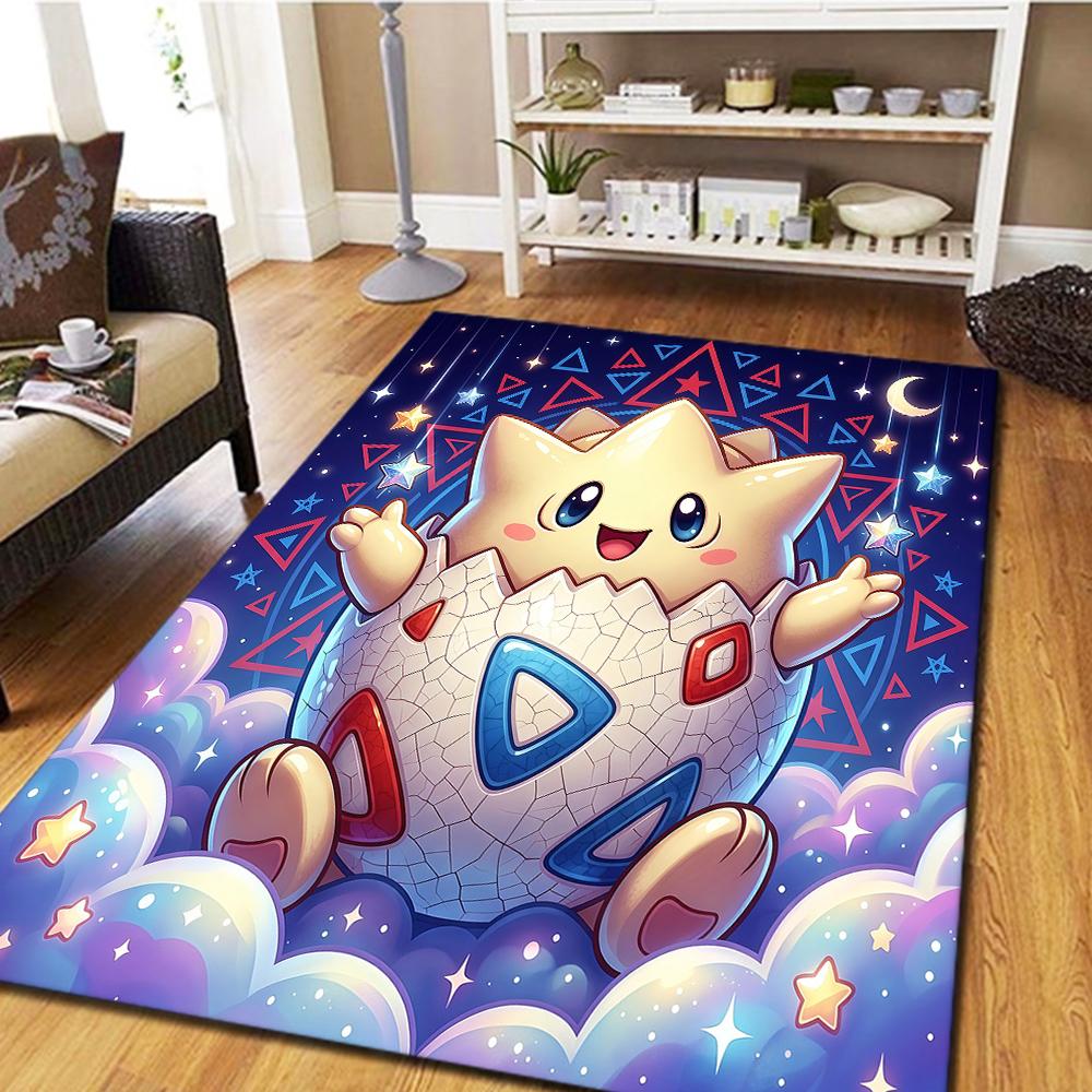 Cute Pokémon Floor Carpet, Cool Movie Themed Mat, Digital Printed Rug for Home Bedroom Decor, Play Mat -HYQ2