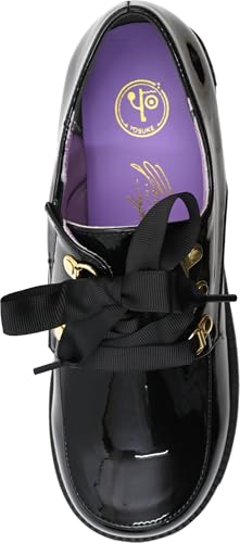 Босоножки на платформе Yosuke 4450002 Женские Черная эмаль, Размер 25.0 см - 25.5 см