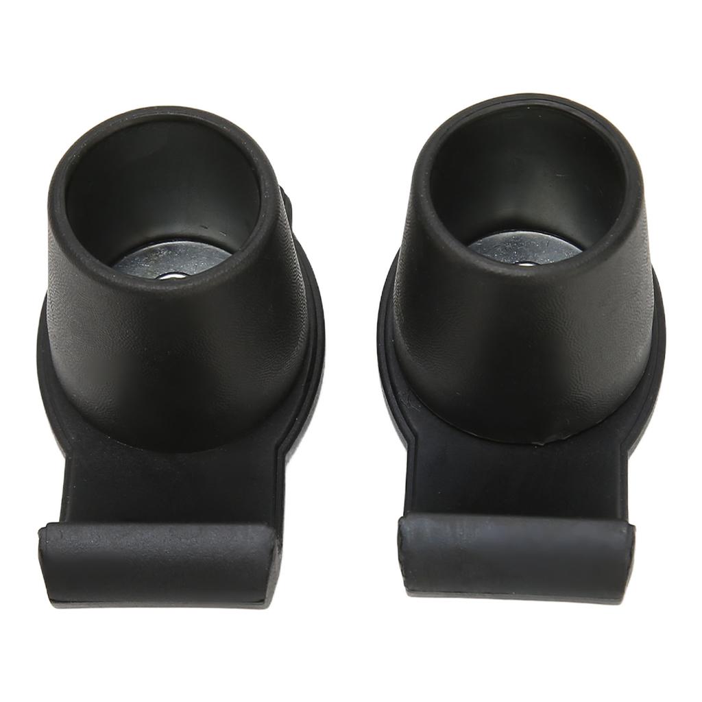 1 Pair Walker Ski Glides Rubber Safety Moving Prevent Slip Coaster Skis 33mm Outer Diameter