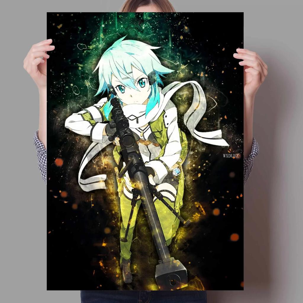 Аниме постер Sword Art Online постер Alicization Kirigaya Kazuto, холст, картина, украшение для дома, живое искусство Kawaii, декор комнаты