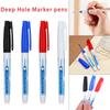 Woodworking Decor Multi-purpose Long Head Markers Carpenter Pen Mark Tool Deep Hole Marker Pens