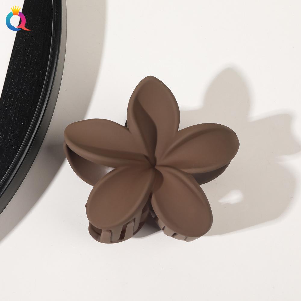 Fashion Bauhinia Egg Flower Hair Clip Back Head Bun Grab Clip Shark Hair Clip Accessories