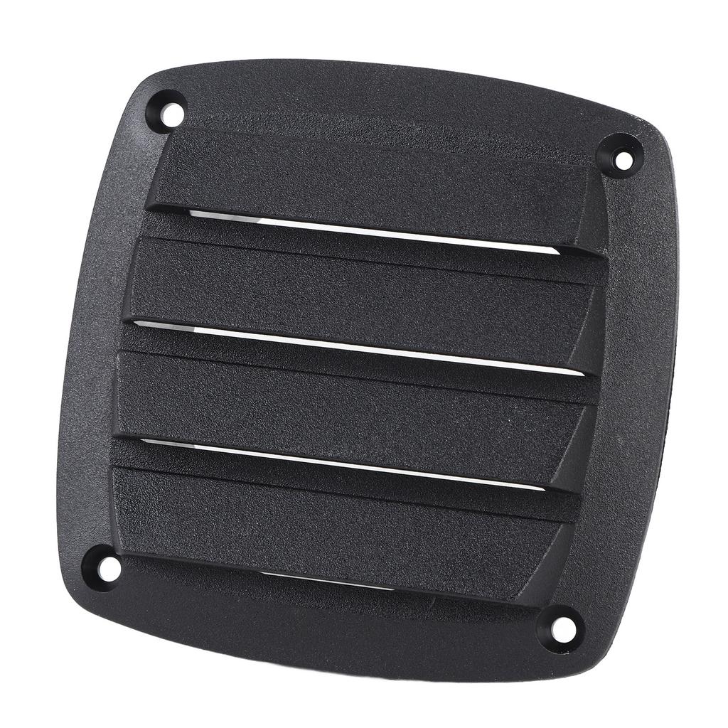 4-дюймовая пластиковая атмосферостойкая вентиляционная решетка для RV, оптимальный воздушный поток, вентиляционное отверстие для лодки, решетка, жалюзи для яхты, черная
