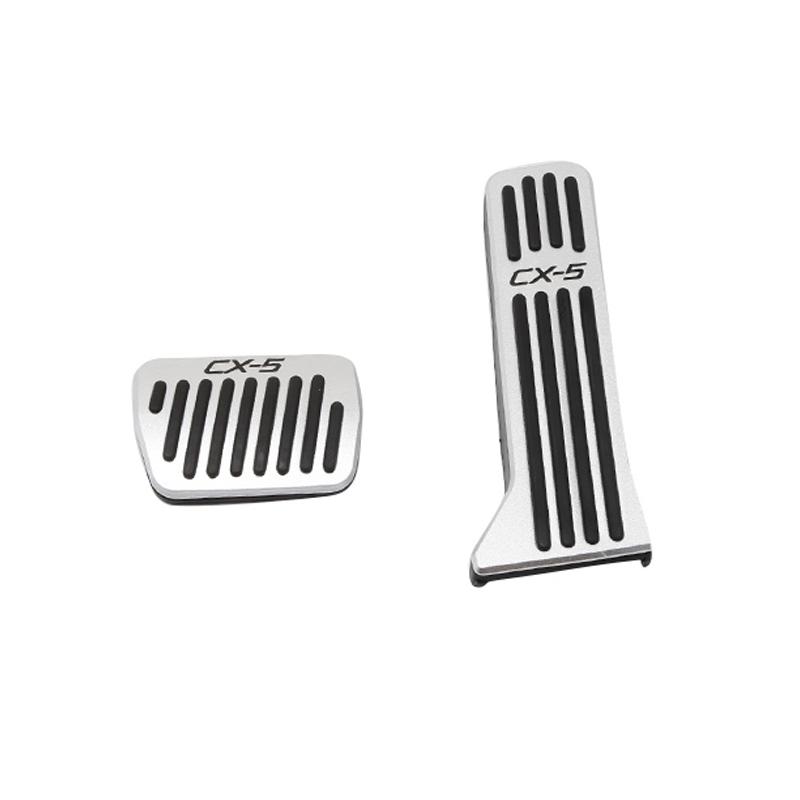 Для Mazda CX-5 CX5 KE KF 2012-2016 2017 2018 2019 2020 2021 2022 2023 2024 Педали акселератора тормоза автомобиля Подставка для ног Накладка на педаль