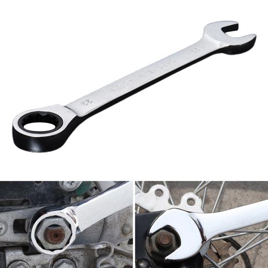 Ключ с храповым механизмом, 6 мм, с плоским отверстием, износостойкие ручные инструменты, гаечный ключ с трещоткой для ремонта автомобиля, 72 зуба